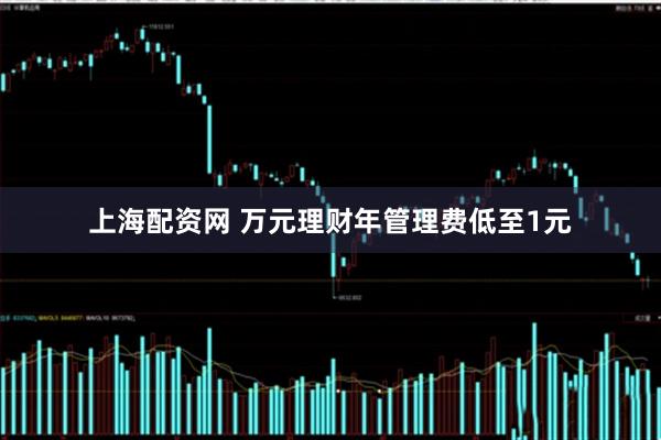 上海配资网 万元理财年管理费低至1元