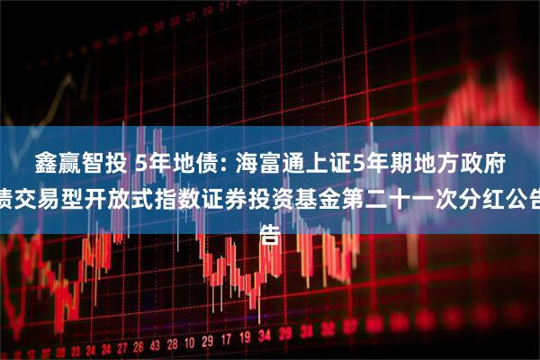 鑫赢智投 5年地债: 海富通上证5年期地方政府债交易型开放式指数证券投资基金第二十一次分红公告