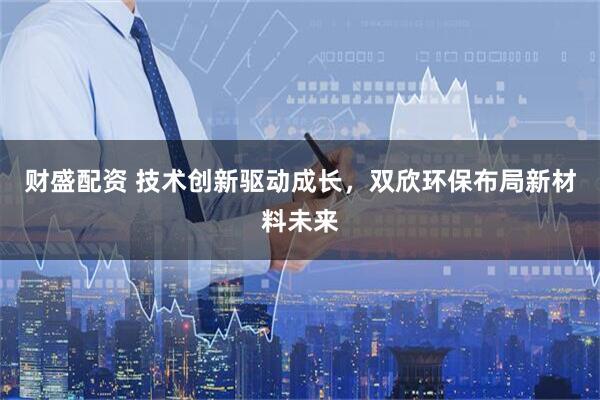 财盛配资 技术创新驱动成长，双欣环保布局新材料未来